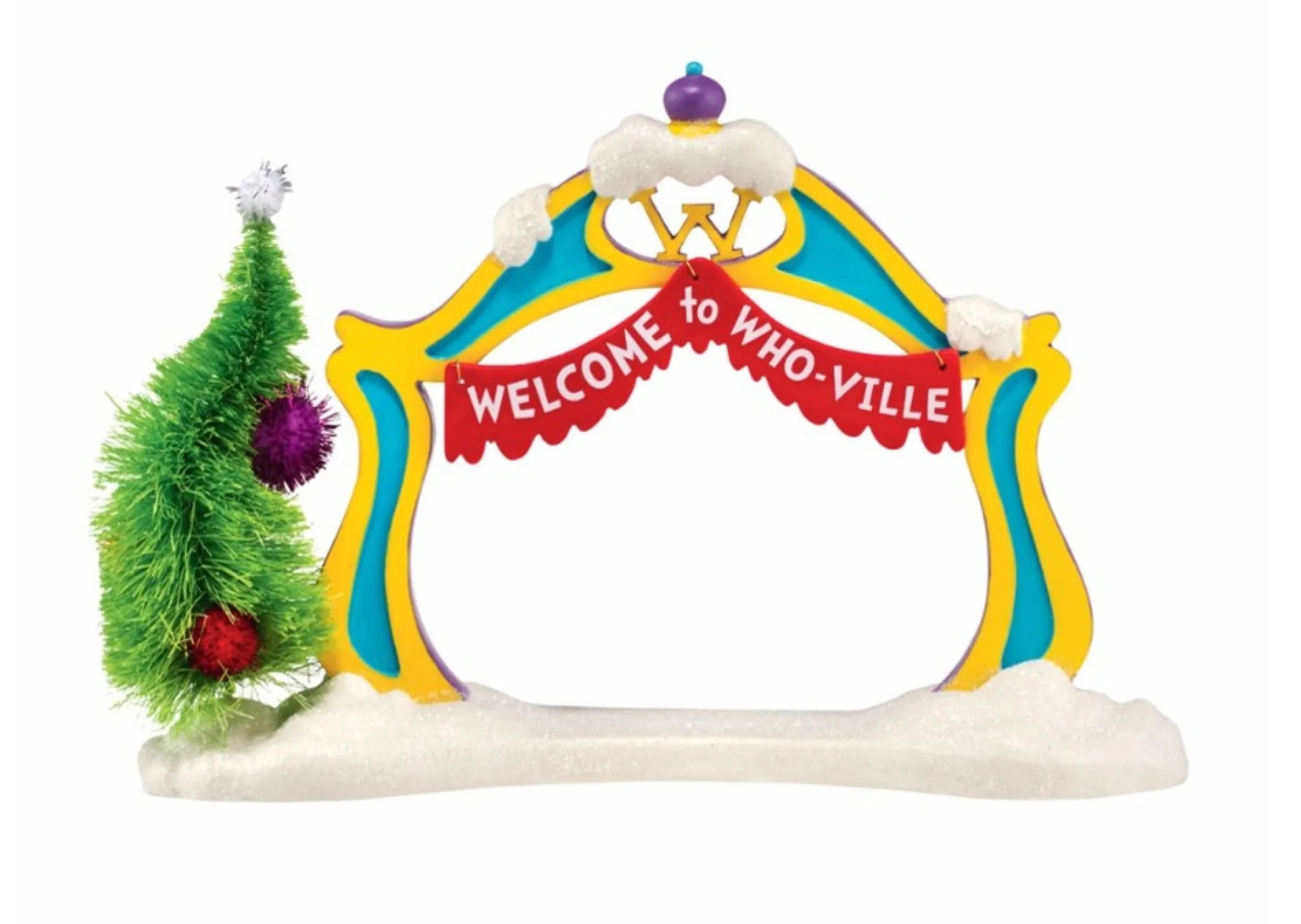 Department 56 Dr. Seuss The Grinch "Who-Ville Welcome Arch" Christmas Figurine #4043418
