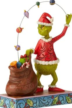 Department 56 Grinch Juggling Into Bag Christmas Table Piece #6006568