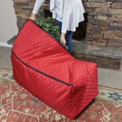 Expandable Quilted Rolling Christmas Tree Bag For Trees 6-9Ft