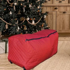 Expandable Quilted Rolling Christmas Tree Bag For Trees 6-9Ft