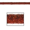 100' Festive Shiny Red Gleam 'N Tinsel Holiday Garland - Unlit