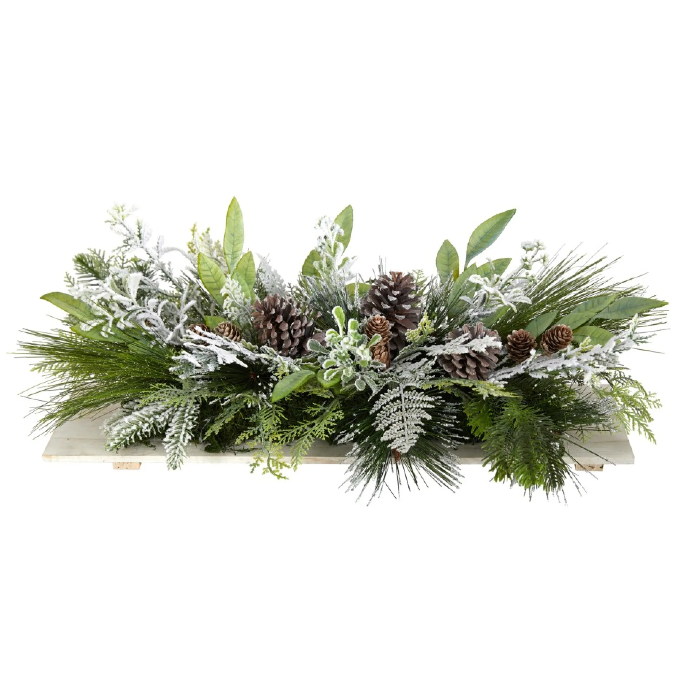 26" Flocked Artificial Christmas Arrangement