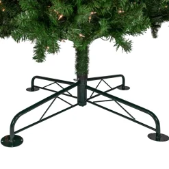 36" Folding Green Metal Tree Stand For 9'-14' Artificial Trees With 2" Pole Diameter