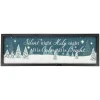 23.5" Framed Silent Night Christmas Wall Sign