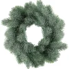 10" Frosted Pine Traditional Christmas Wreath