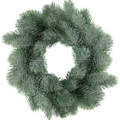 10" Frosted Pine Traditional Christmas Wreath