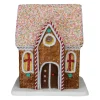14.5" Gingerbread Kisses Christmas Gingerbread House