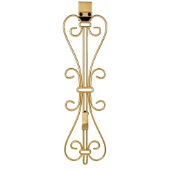 19.5" Gold Decorative Adjustable Wreath Hanger