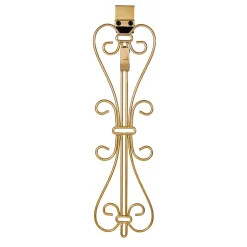 19.5" Gold Decorative Adjustable Wreath Hanger