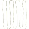 15' Gold Lame Beaded Artificial Christmas Garland - Unlit