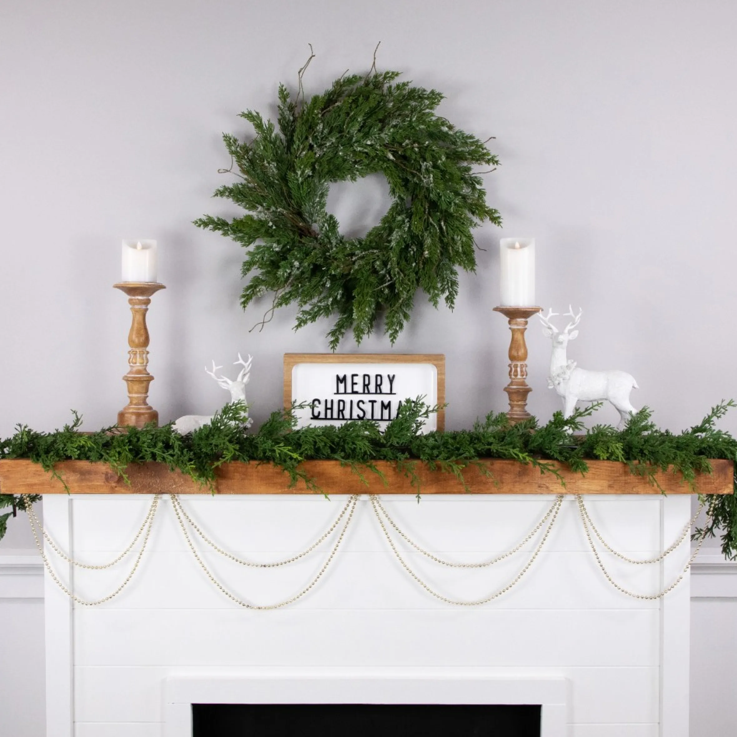 15' Gold Lame Beaded Artificial Christmas Garland - Unlit