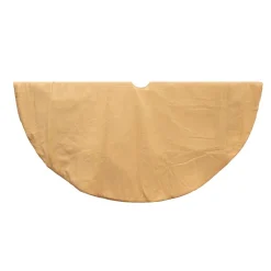 50" Gold Sinuous Sequin Christmas Tree Skirt