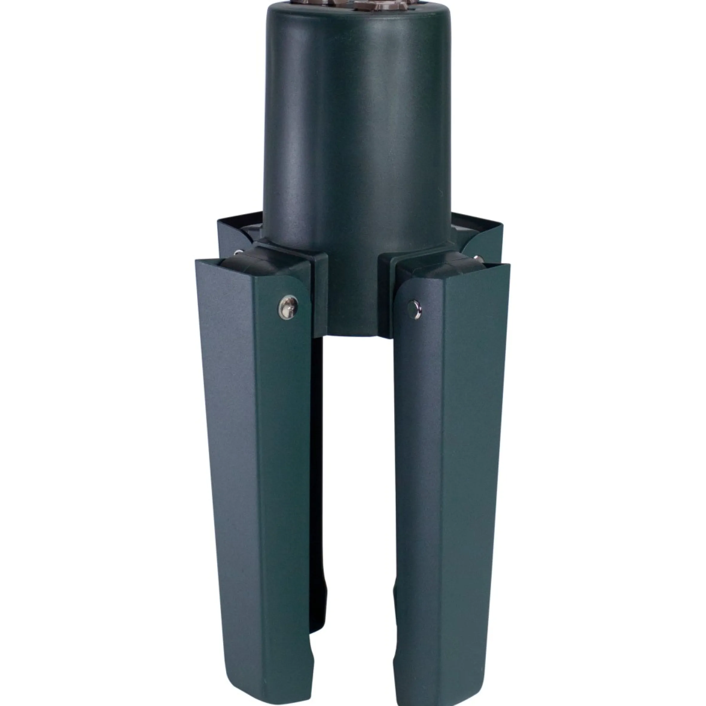 Green Adjustable Artificial Christmas Tree Stand - For Trees Up To 7.75Ft Tall