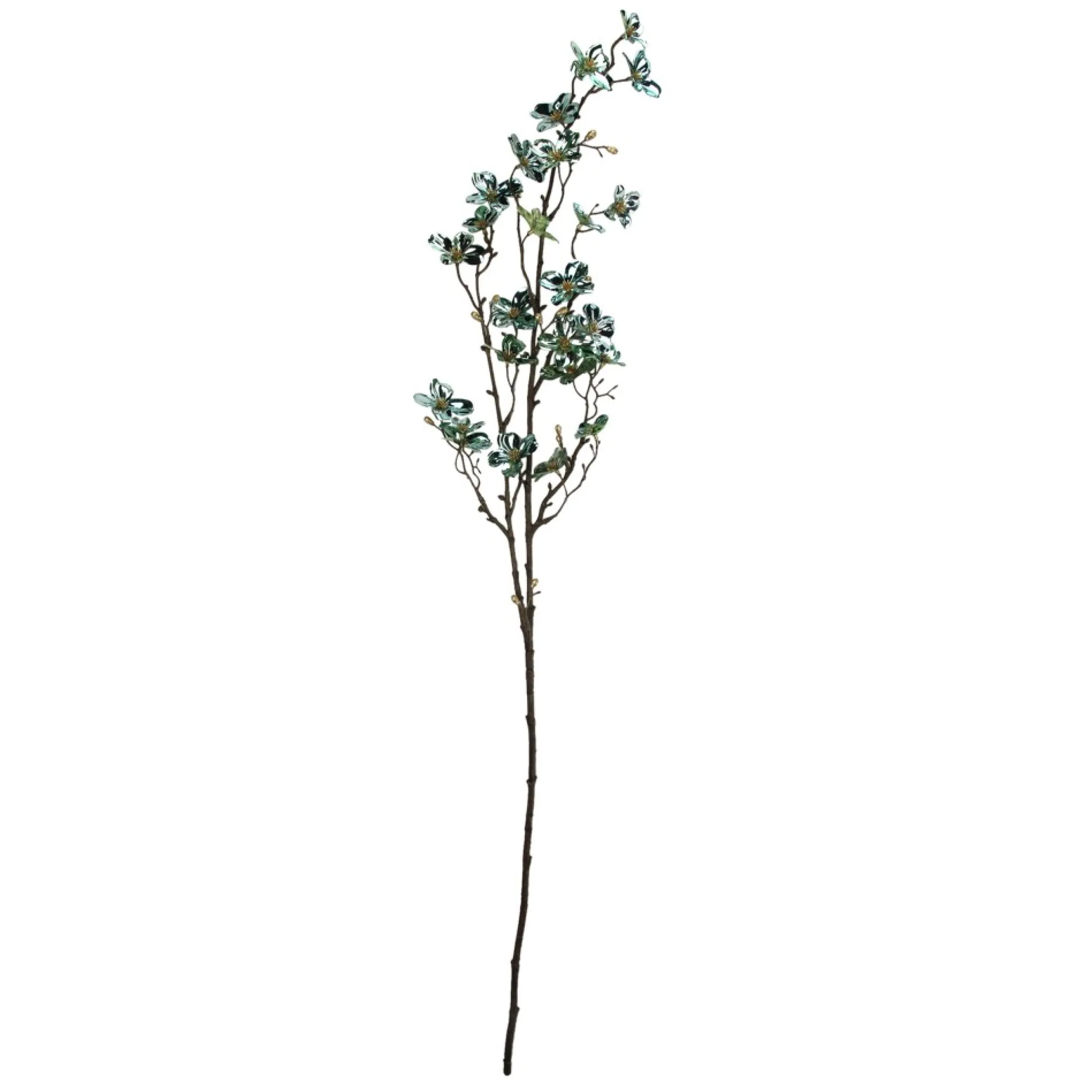 43" Green And Brown Artificial Dogwood Floral Christmas Craft Spray