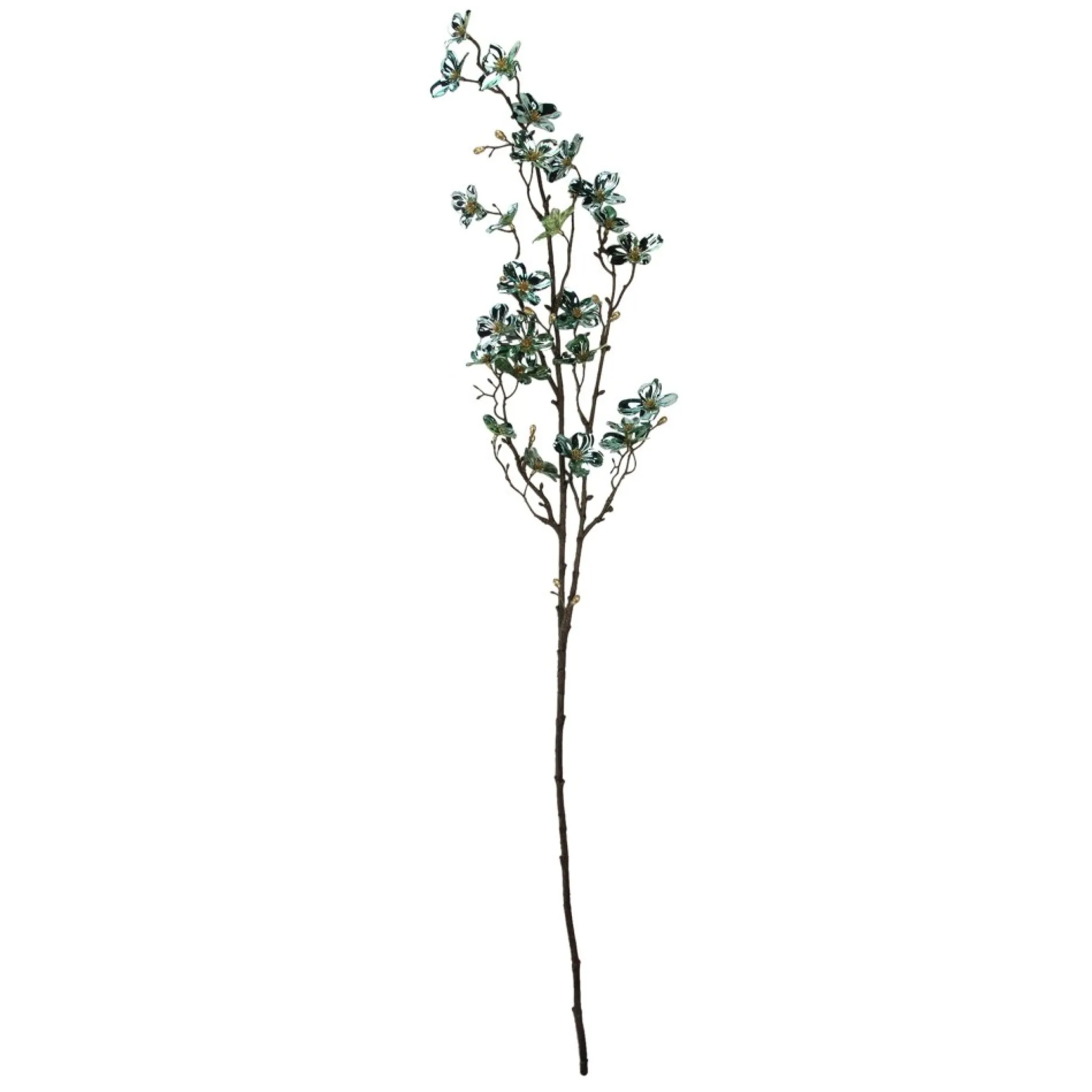 43" Green And Brown Artificial Dogwood Floral Christmas Craft Spray