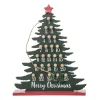 10.5" Green And Red Christmas Tree Countdown Decoration