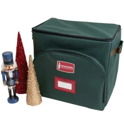 21.5" Green And Red Nutcracker Collectibles Storage Box