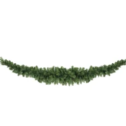 7' Green Canadian Pine Artificial Christmas Swag - Unlit
