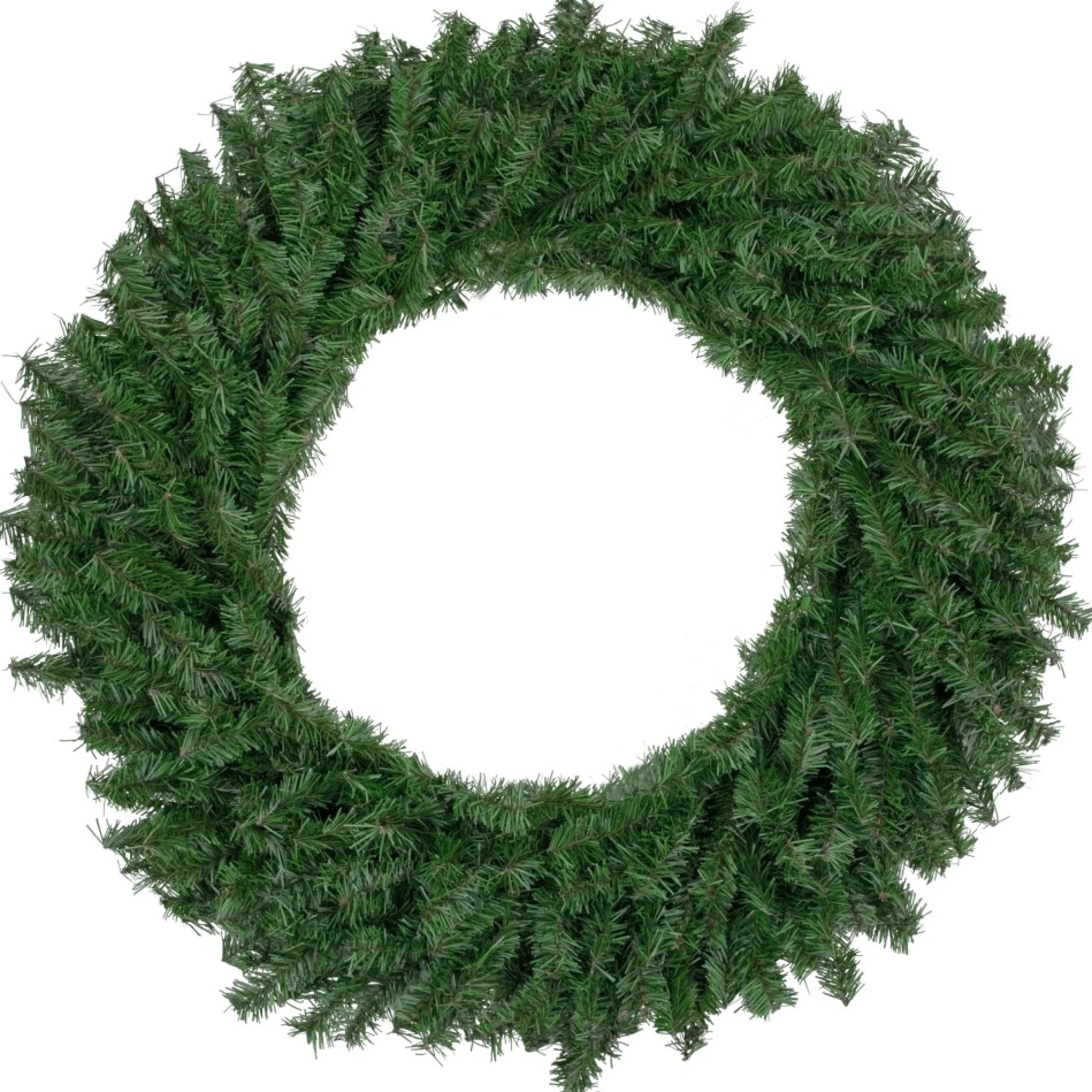 36" Green Canadian Pine Artificial Christmas Wreath - Unlit