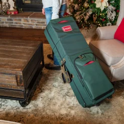 42" Green Christmas Deluxe Gift Wrap And Craft Station Bag