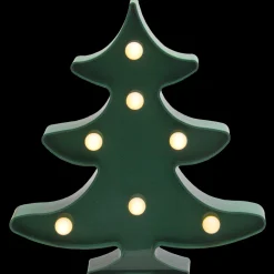 8.75" Green Christmas Tree Marquee Wall Sign