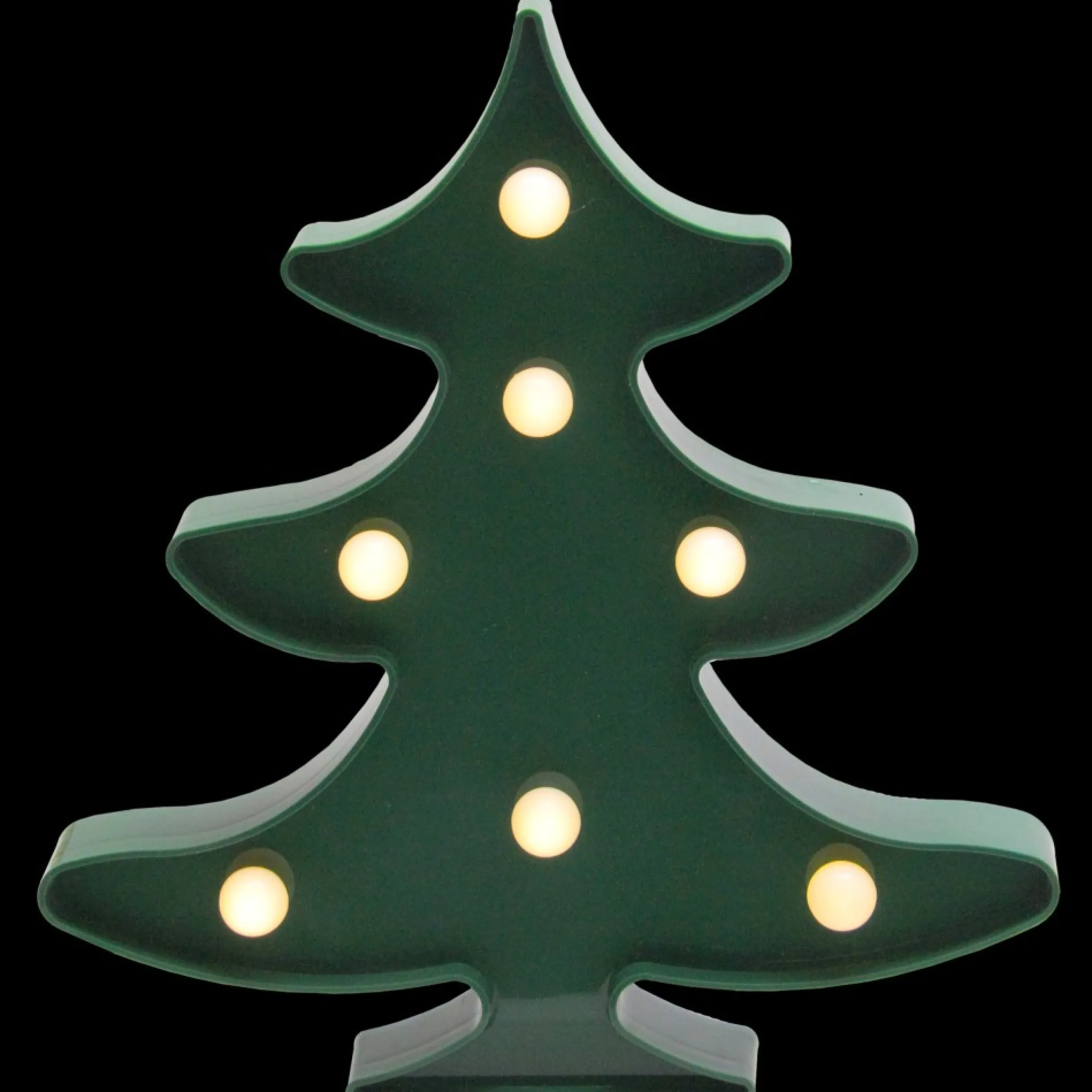 8.75" Green Christmas Tree Marquee Wall Sign