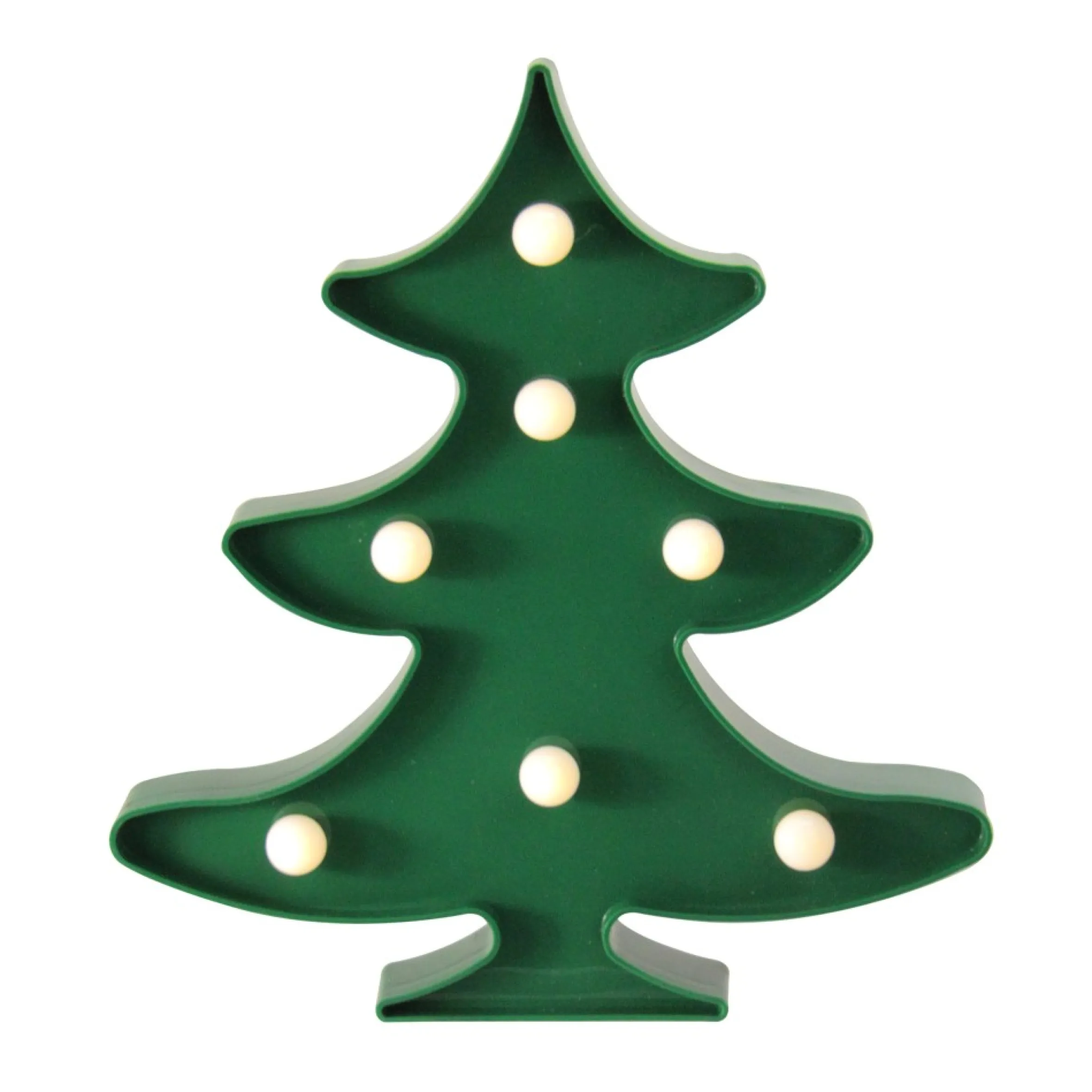 8.75" Green Christmas Tree Marquee Wall Sign