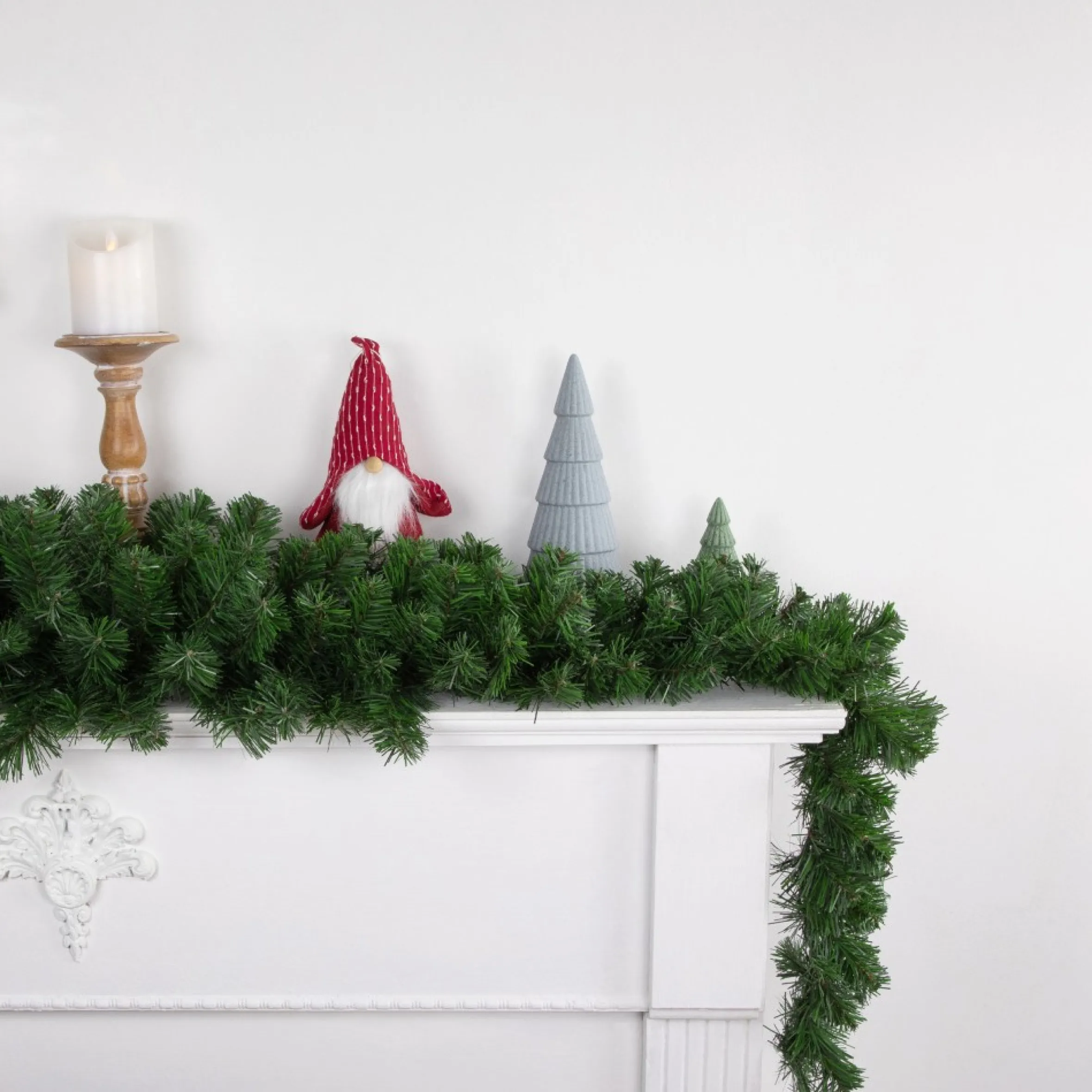 7' Green Colorado Spruce Artificial Christmas Swag, Unlit