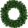 Green Colorado Spruce Artificial Christmas Wreath, 16-Inch, Unlit