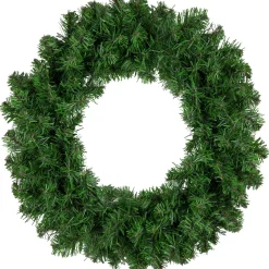 Green Colorado Spruce Artificial Christmas Wreath, 16-Inch, Unlit