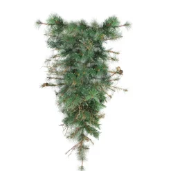 36" Green Country Mixed Pine Artificial Christmas Teardrop Swag - Unlit