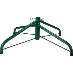 Green Foldable Artificial Christmas Tree Stand- For Trees Up To 9' Tall