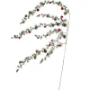 40" Green Frosted Pine Cones And Bells Artificial Christmas Spray