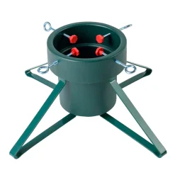 Green Live Christmas Tree Stand - For Trees Up To 9Ft Tall
