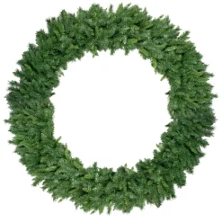 Green Lush Mixed Pine Artificial Christmas Wreath - 72-Inch, Unlit