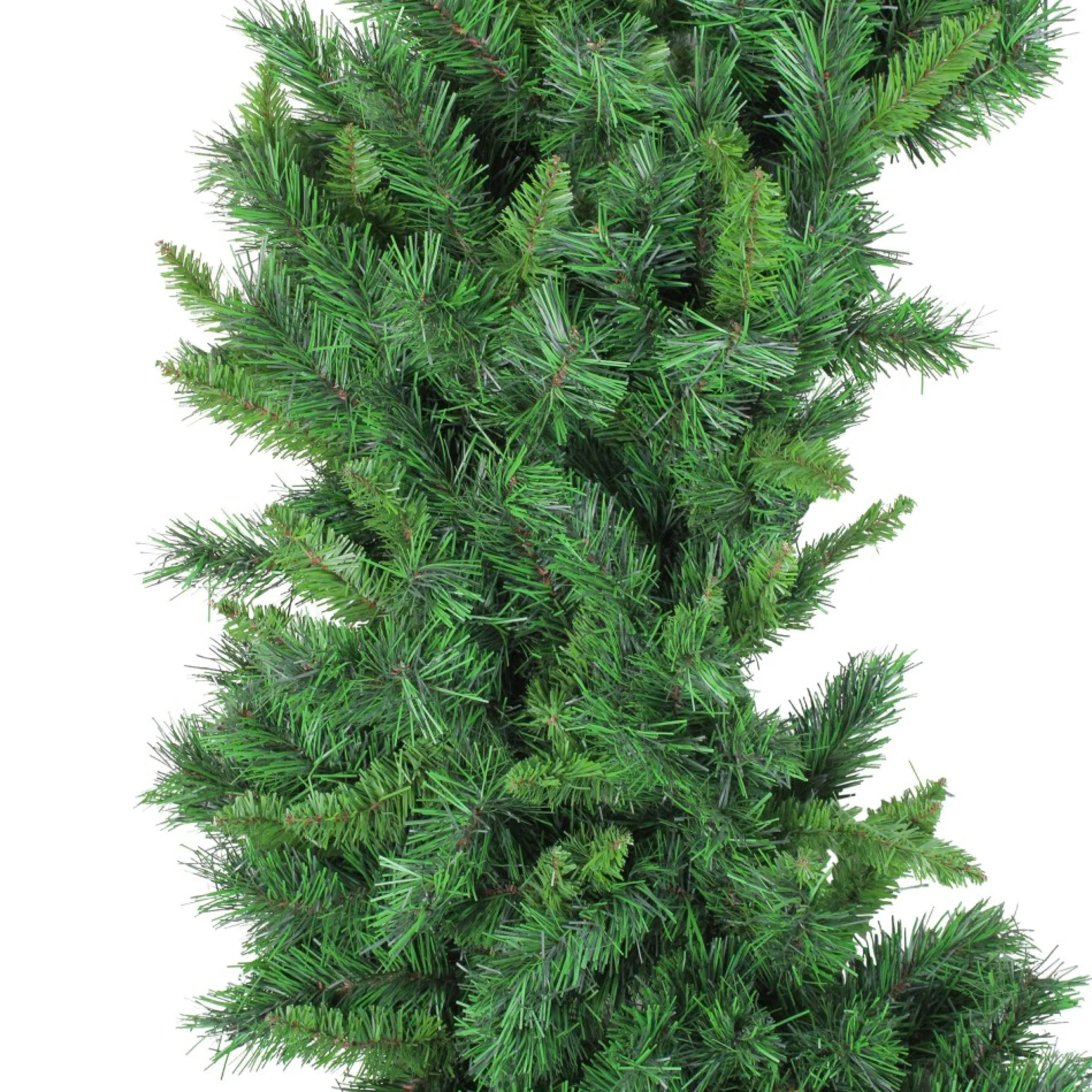 Green Lush Mixed Pine Artificial Christmas Wreath - 72-Inch, Unlit