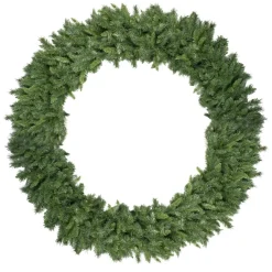 Green Lush Mixed Pine Artificial Christmas Wreath - 72-Inch, Unlit