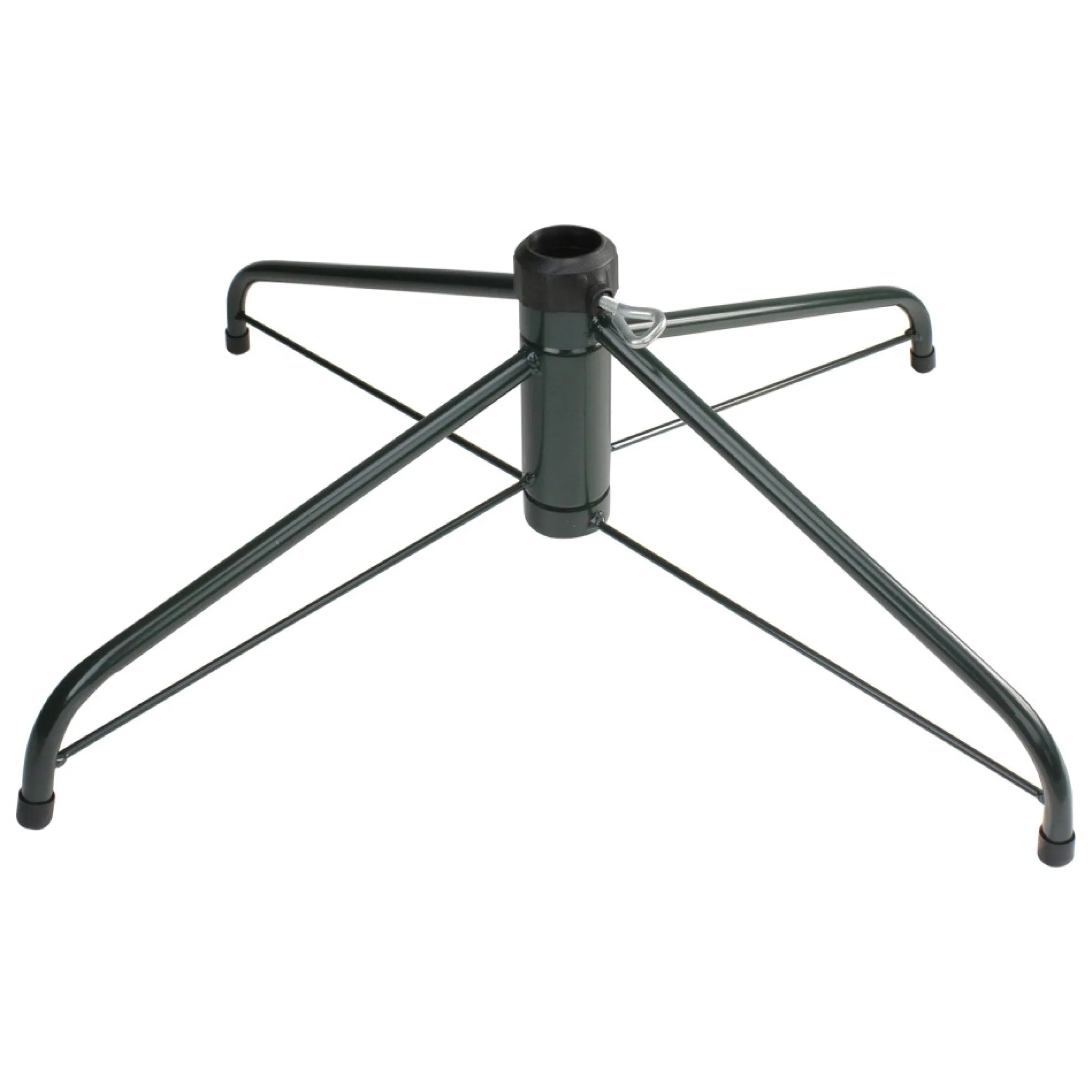 Green Metal Folding Christmas Tree Stand For 10'-12' Artificial Trees