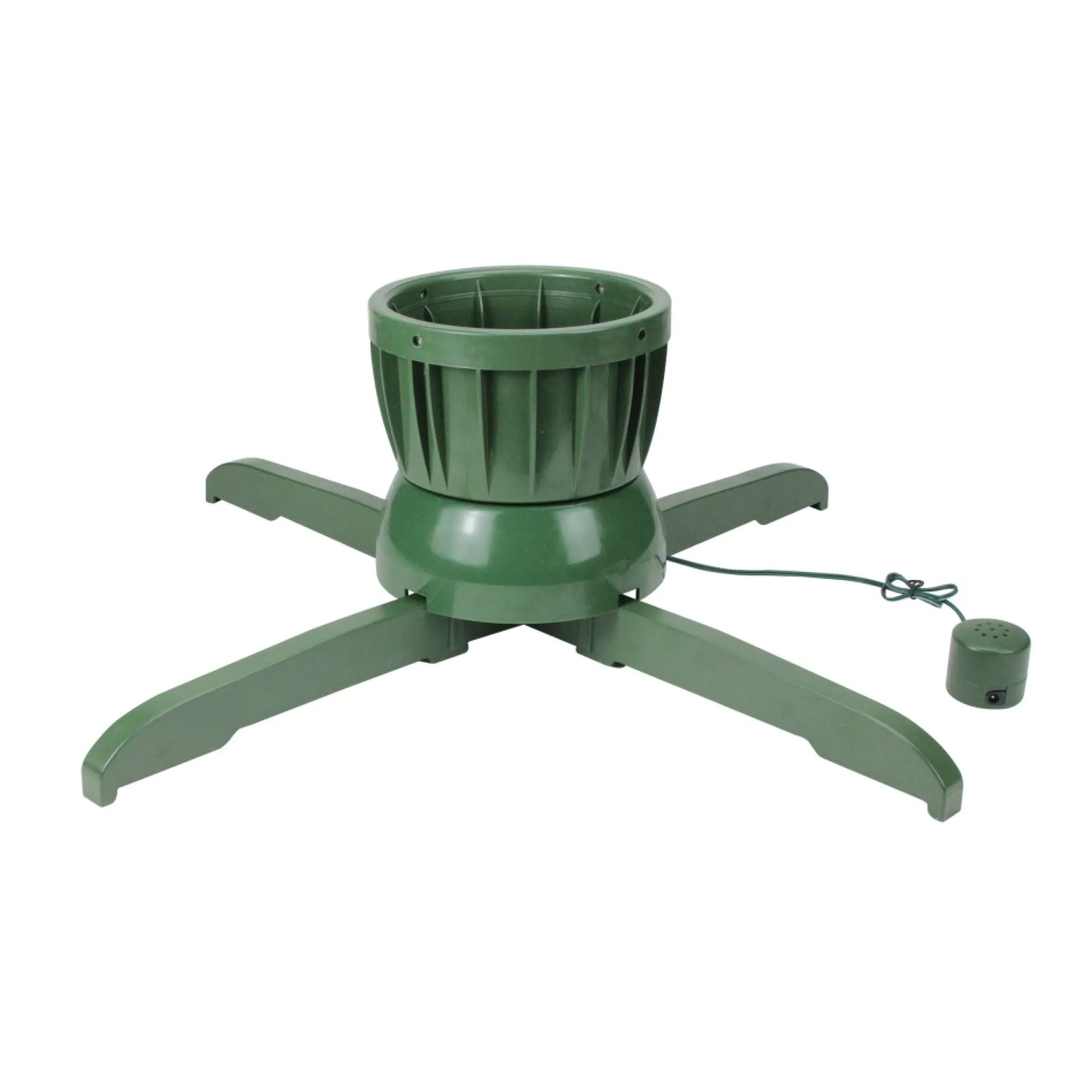 24" Green Musical Rotating Christmas Tree Stand - For Live Trees