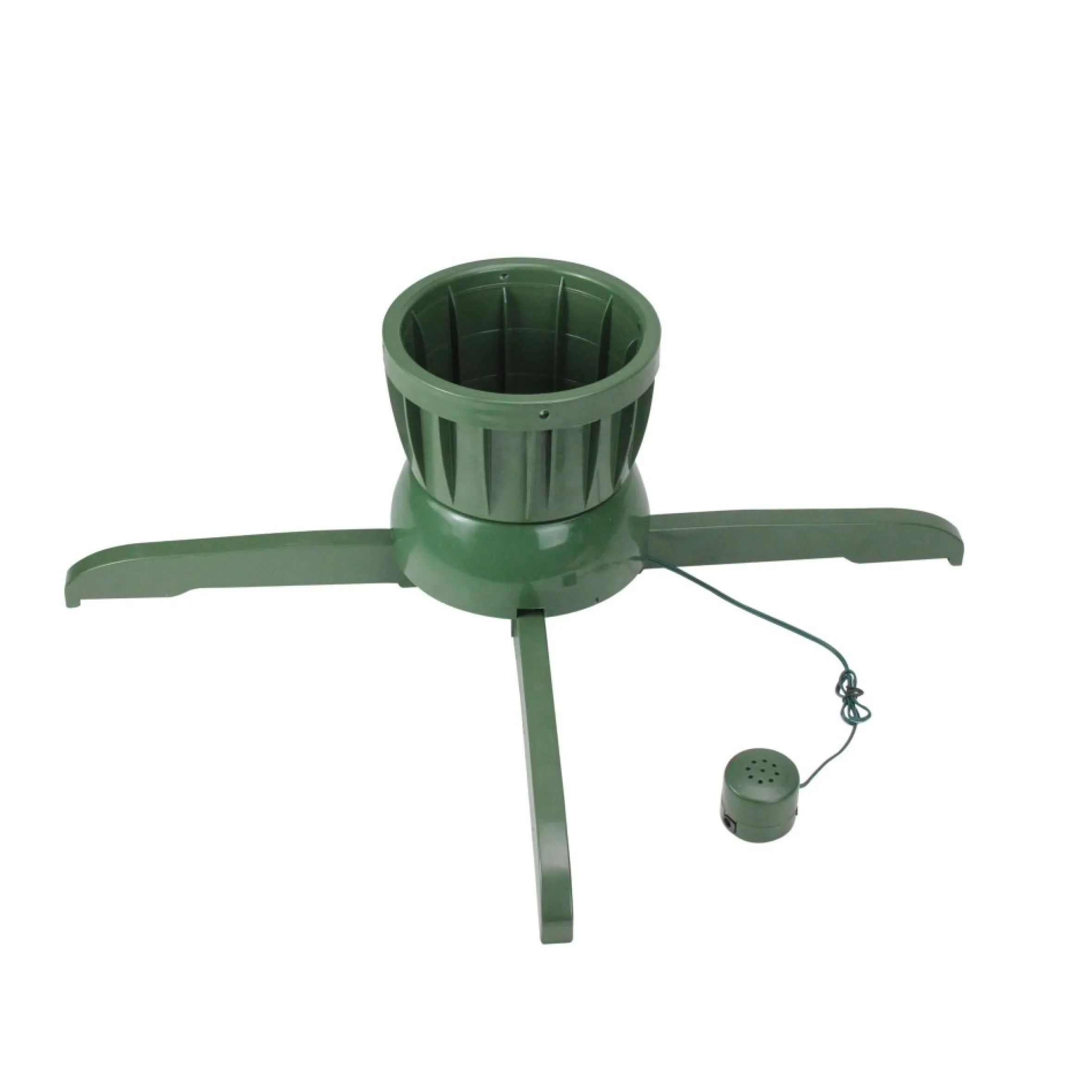 24" Green Musical Rotating Christmas Tree Stand - For Live Trees