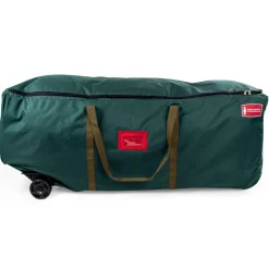 58" Green No Drag Big Wheel Christmas Tree Storage Duffel Bag