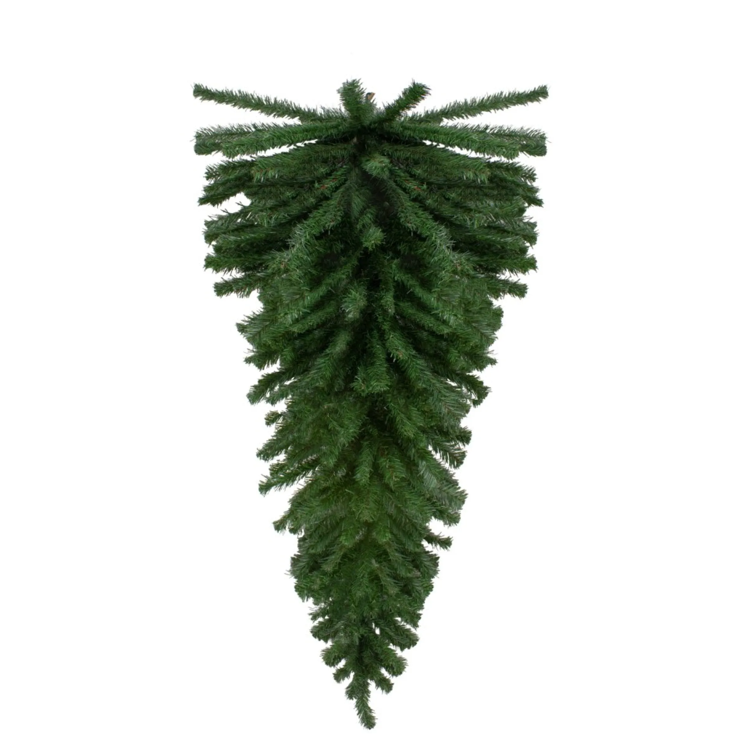 54" Green Pine Artificial Christmas Teardrop Swag - Unlit