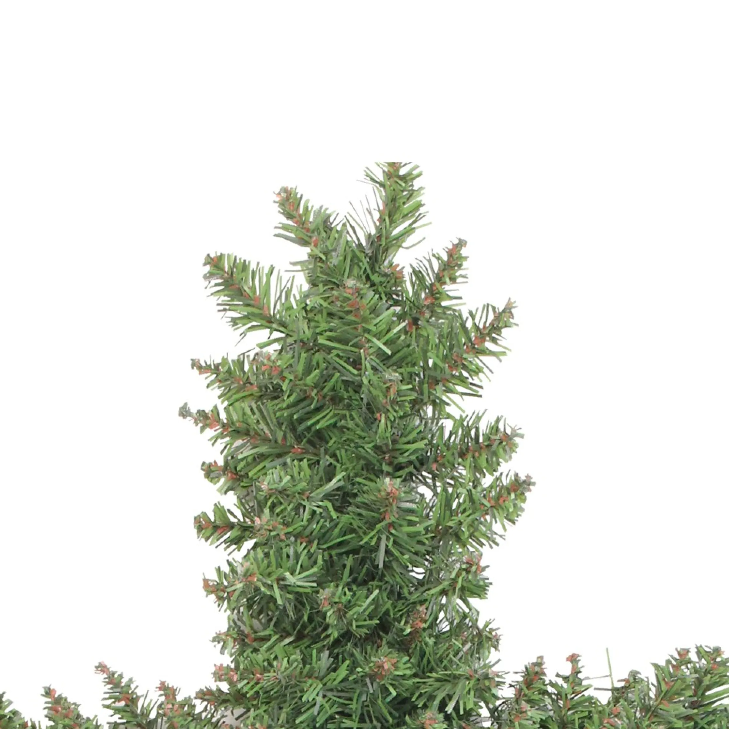 22" Green Pine Artificial Cross Shape Wreath With Ground Stake - Unlit