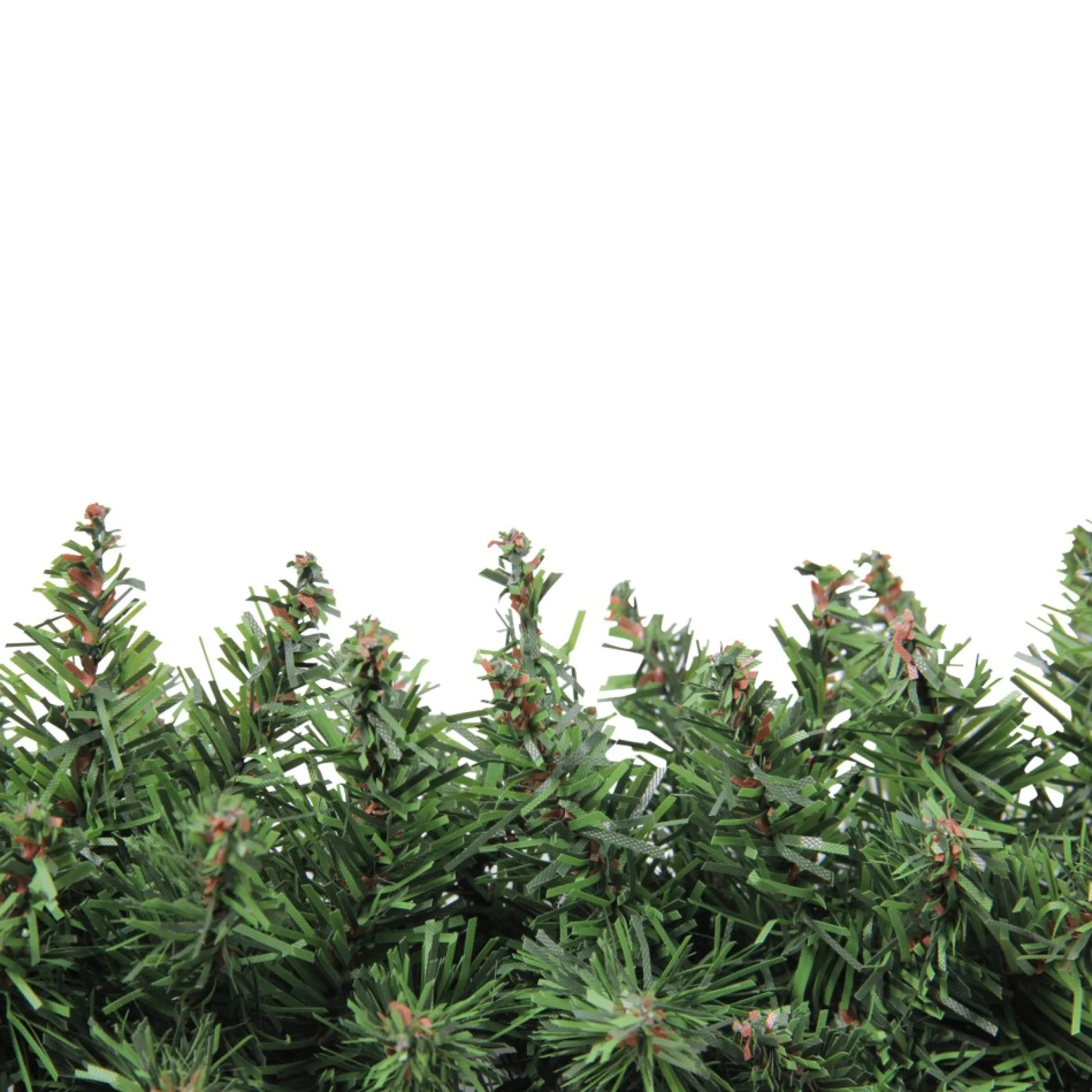 22" Green Pine Artificial Cross Shape Wreath With Ground Stake - Unlit