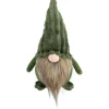 12" Green Plush Christmas Gnome Decoration