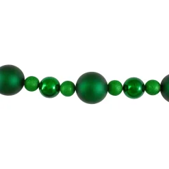 6' Green Shatterproof Ball Artificial Christmas Garland - Unlit