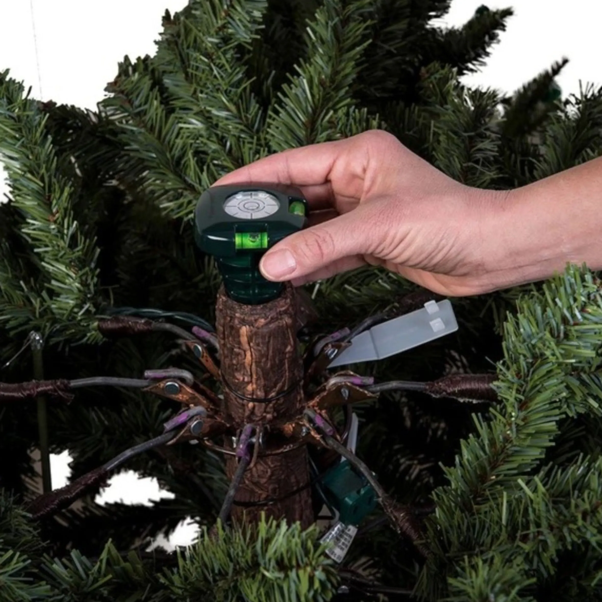 3.75" Green Tree Leveler All-In-One Leveling Tool For Artificial Christmas Trees