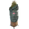 95" Green Upright Christmas Tree Large Storage Bag With Rolling Tree Stand