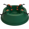 Green Wide Mouth Simple Set Live Christmas Tree Stand -Hold Trees Up To 8Ft