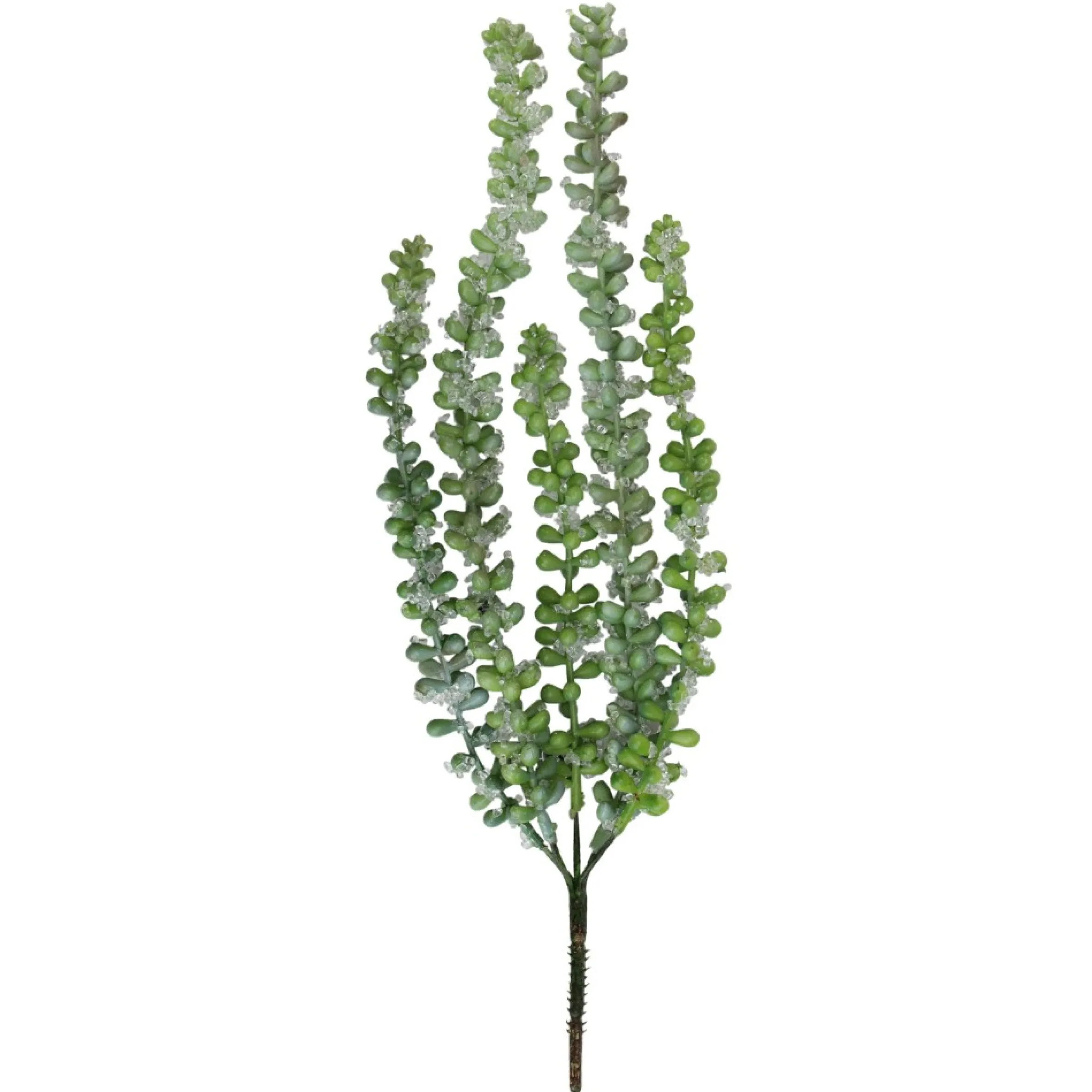 16.5" Iced Donkey's Tail Artificial Succulent Spray